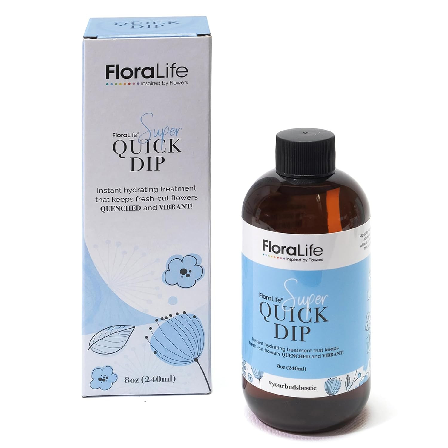 Quick Dip – Instant Hydrating Treatment Solution for Preserving Fresh-Cut Flower