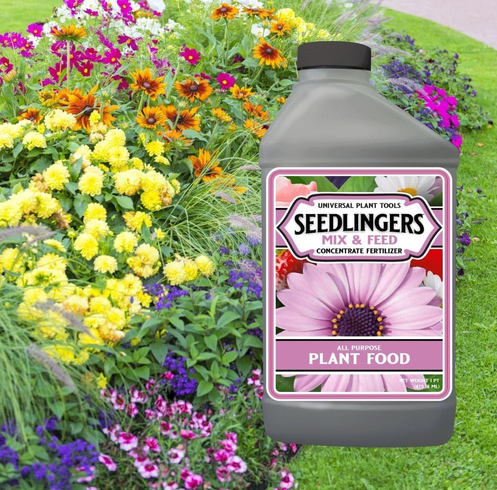 Seedlingers 32oz Plant Fertilizer Concentrate – Fast-Acting Nutrient Boost