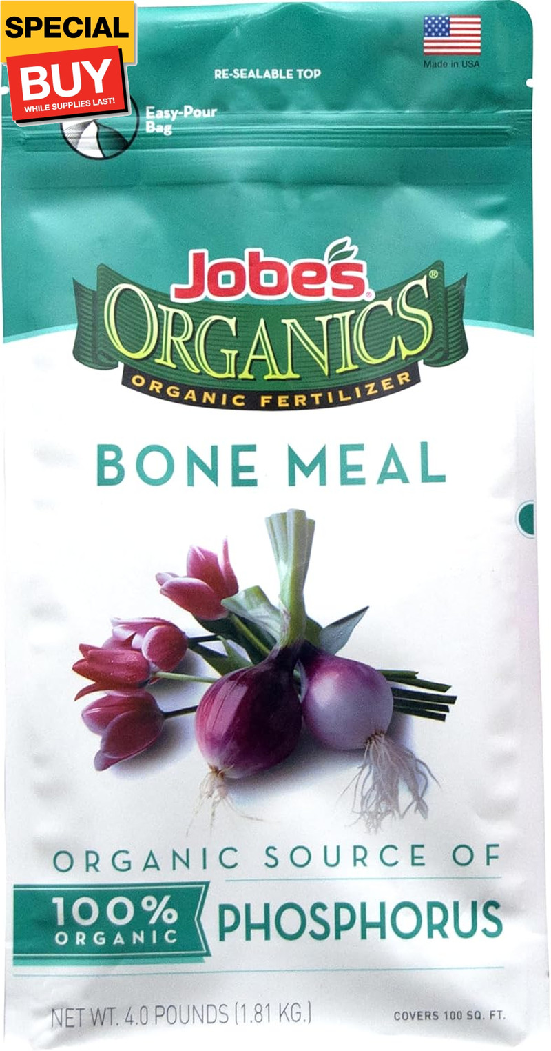 Granular Bone Meal Fertilizer, Strong Root Development for Bulbs, Tomatoes, Rose