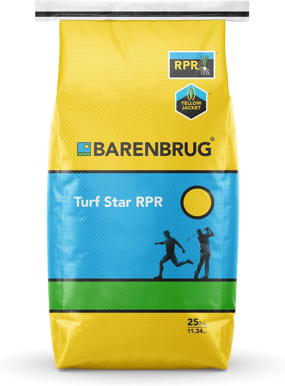 Barenbrug Turf Star Regenerating Perennial Ryegrass Lawn Seed with Yellow Jacket