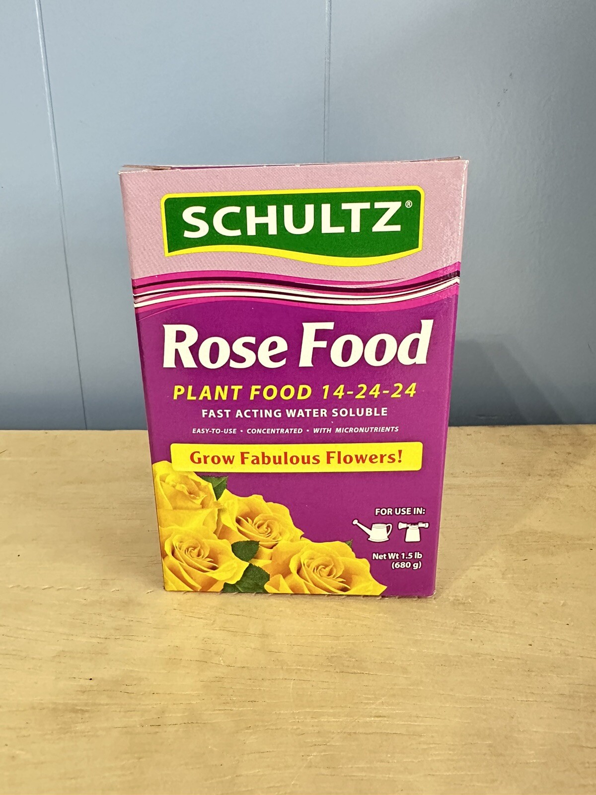Schultz Rose & Flower Plant Food 14-24-24 Fast Acting Water Soluble 1.5 lb