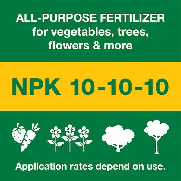 Vigoro 40lbs. All Purpose 10-10-10 Fertilizer for Plants & Gardens 4,000 sq. ft.