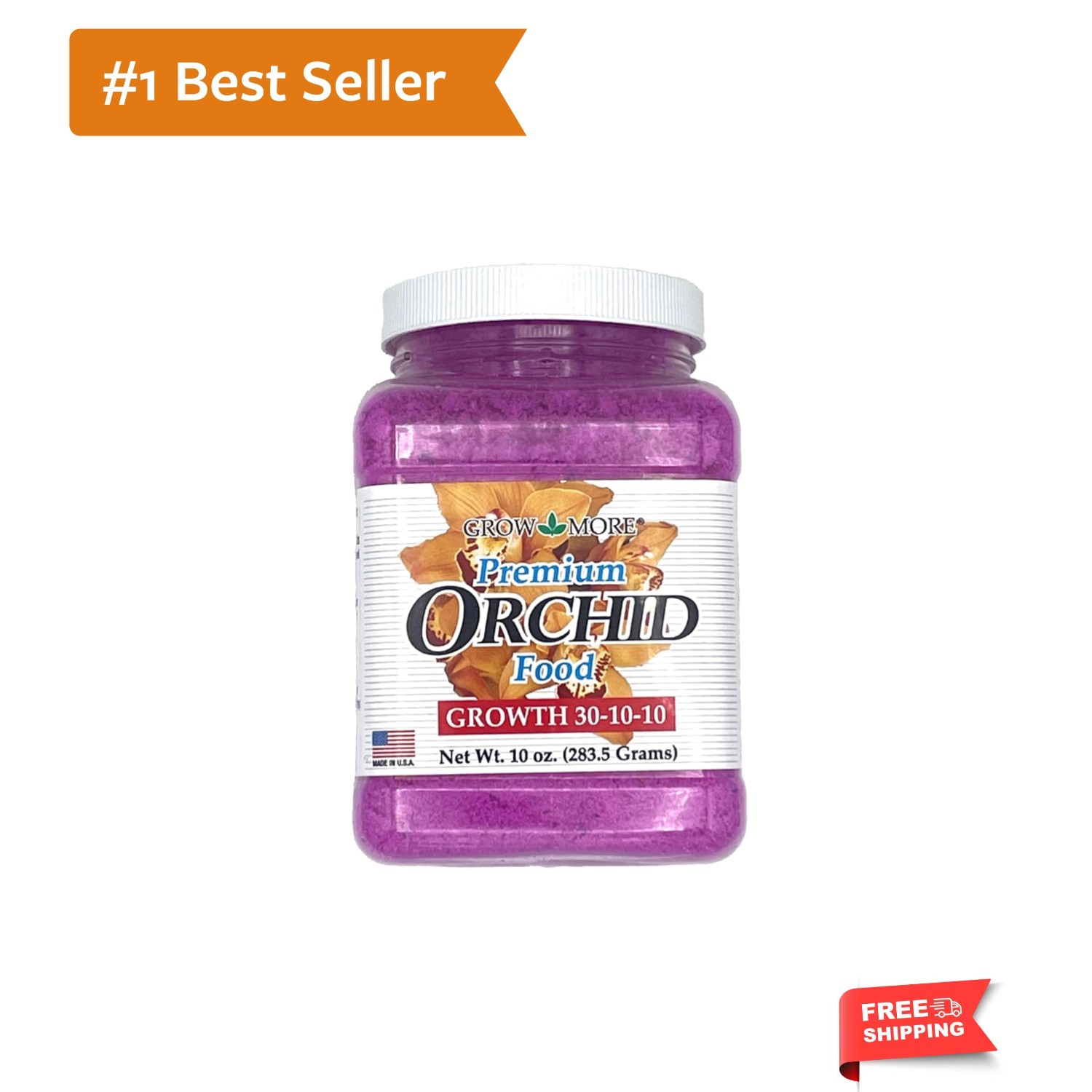 Proudly Made in the USA: 10oz Orchid Growth Formula – 30-10-10 Nitrogen Boost