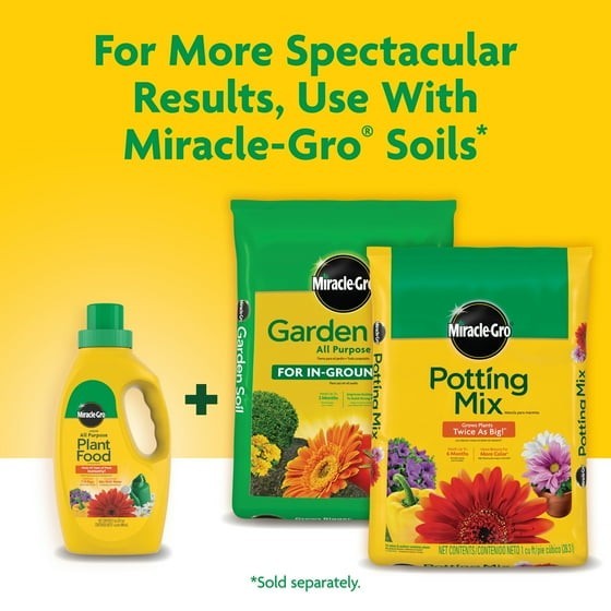 Miracle-Gro Liquid All Purpose Plant Food, Concentrate, For All Plant Types, 32