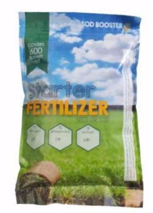Starter Fertilizer Smaller Bag Sod, Zoysia Plugs, Seed 10-10-10