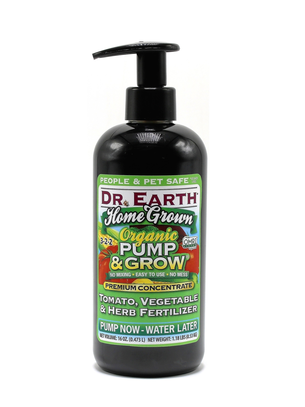 Dr. Earth Organic & Natural Pump & Grow Home Grown Tomato & Vegetable Fertilizer