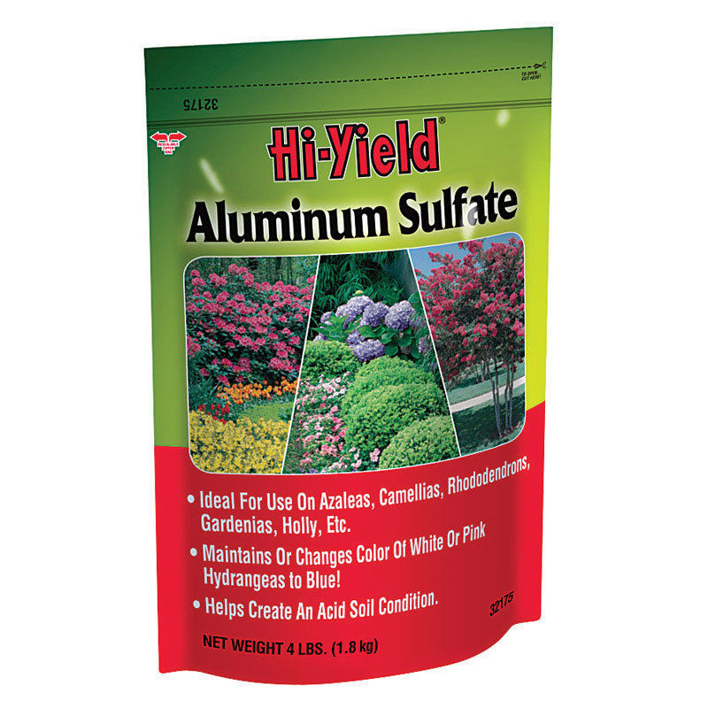 Hi-Yield Aluminum Sulfate Flower Growth Fertilizer Vigorous Plants Evergreen 4lb