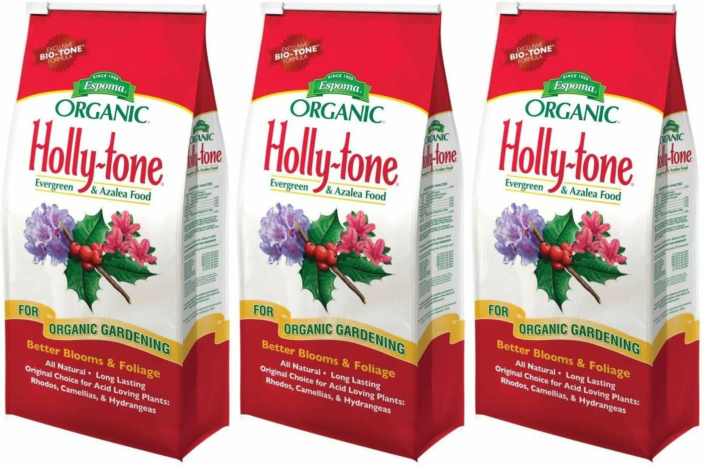 Espoma Organic Holly-Tone – 4 LB Bag (Pack of 3)