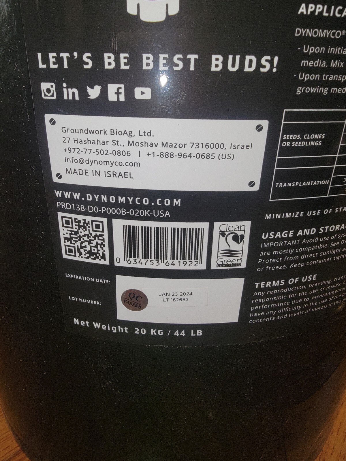 Dynomyko 100g Mycorrhizal Inoculant FRESH SAMPLE⚡️FAST SAME DAY USPS SHIPPING⚡️