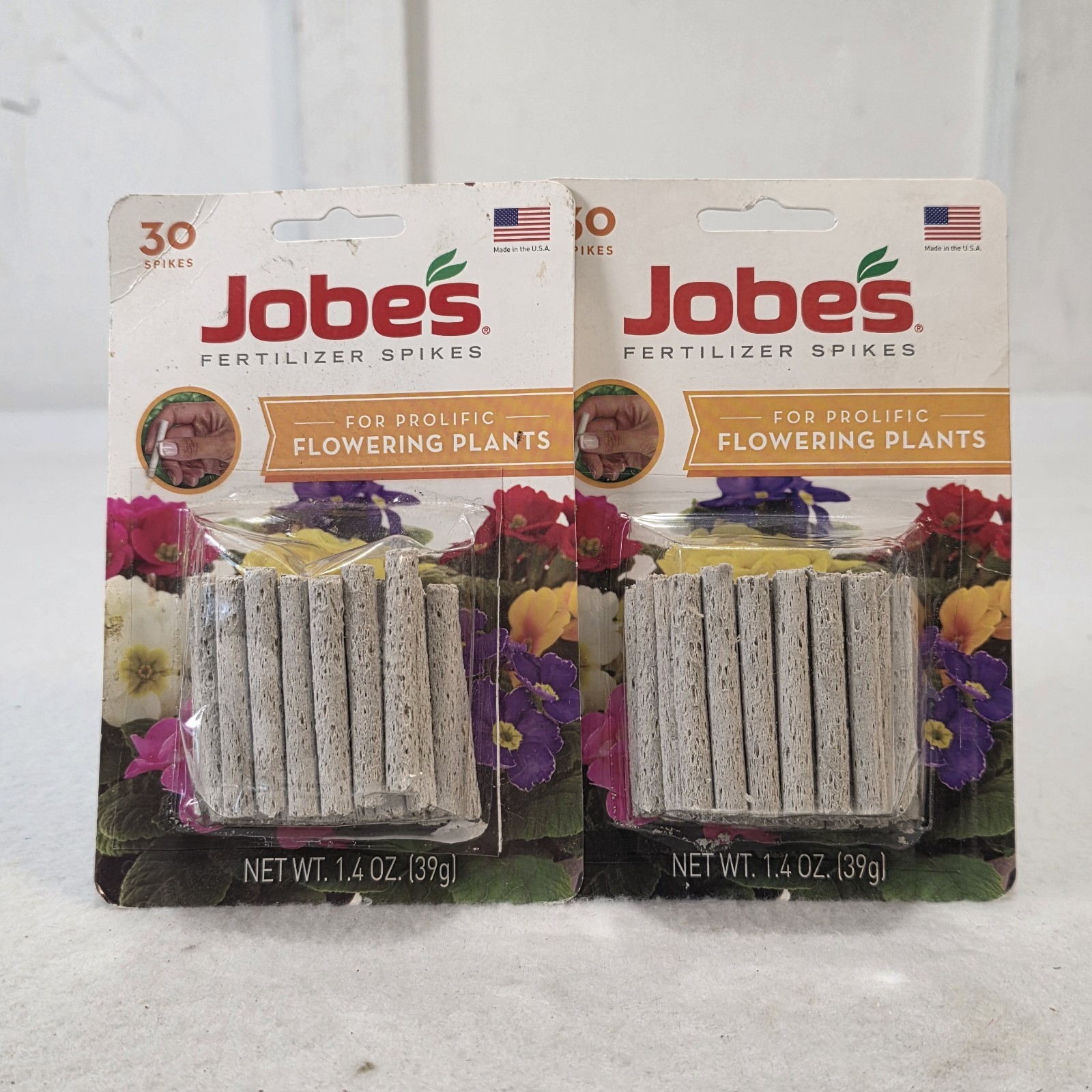 Jobe’s Flower Indoor/Outdoor Plants Fertilizer Food Spikes – 30 Pk x2 (60)