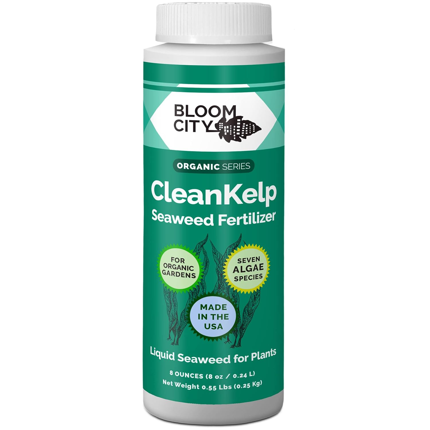 Bloom City Organic Liquid Seaweed and Kelp Fertilizer Supplement, Concentrated