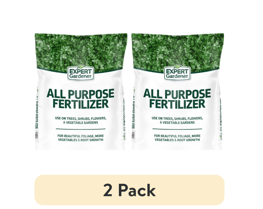 (2 pack) Expert Gardener All Purpose Plant Fertilizer, 10-10-10 Fertilizer,40 lb