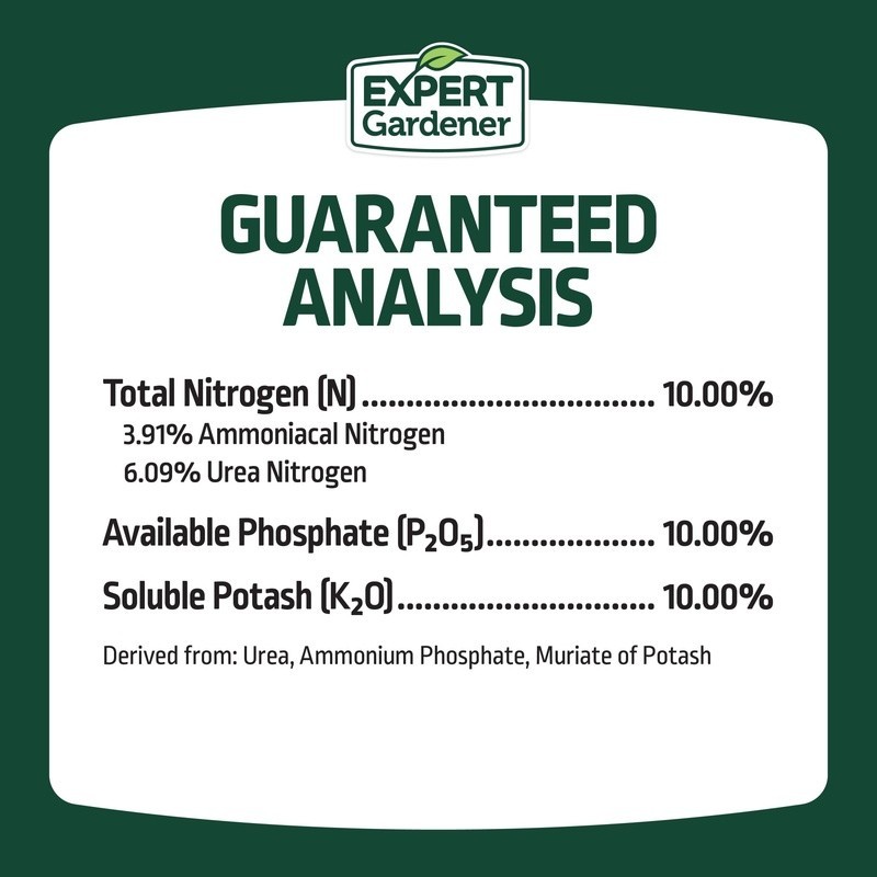 All Purpose Plant Fertilizer 10-10-10 Quick Release Trees Shrubs Flowers 10 lb