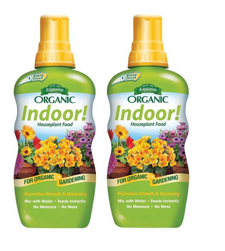 2 ~ Espoma Organic Indoor Houseplant Food Liquid Concentrate Bottle No Mess 8oz
