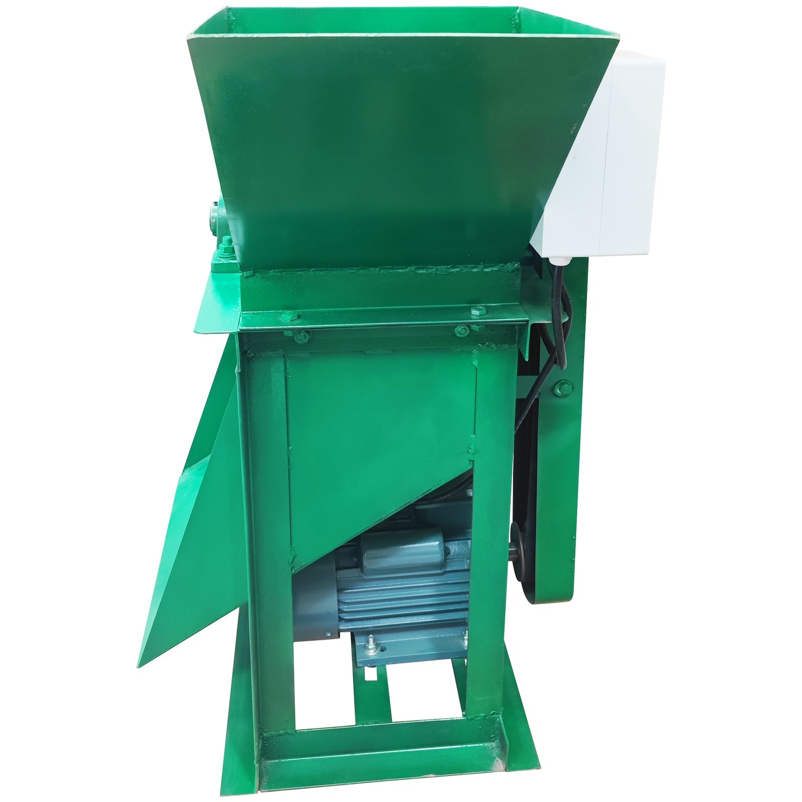 220V Soil Crusher Organic Fertilizer Crusher 3mm Screen 12 Hammer Blade 2-3Ton/H