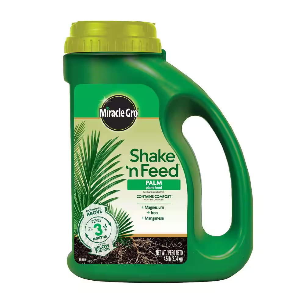 Shake N Feed Palm Plant Food 4.5 Lbs. for Container/In-Ground Palm Trees, Cycads