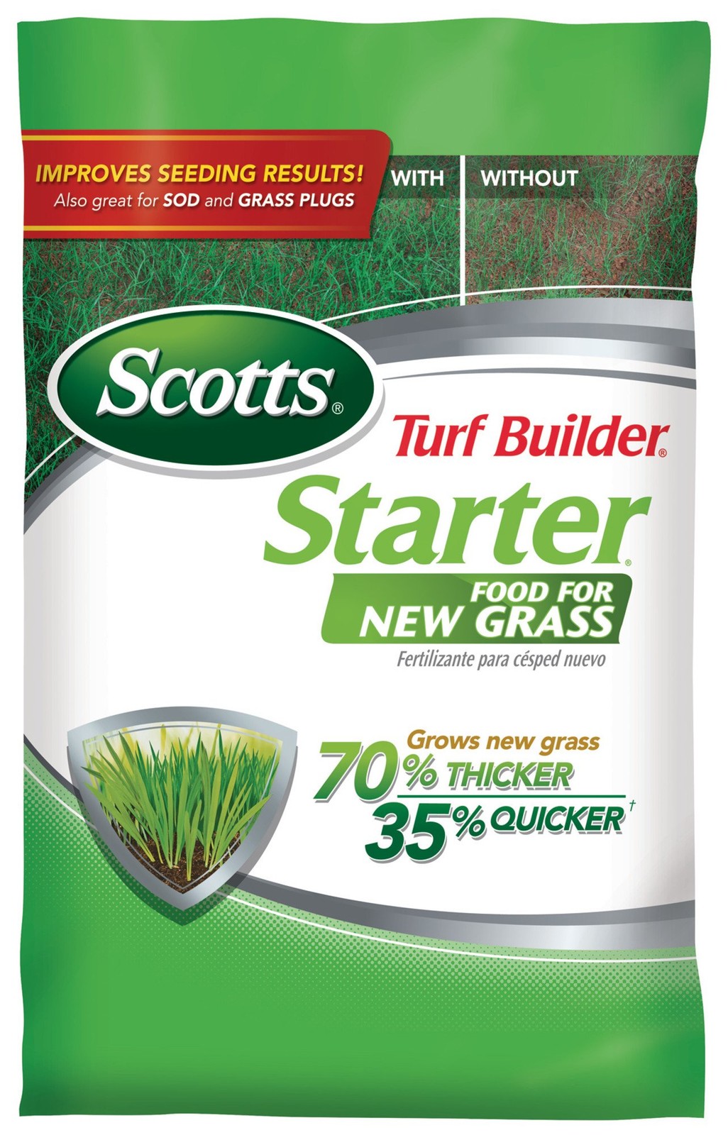 Scotts Turf Builder Starter Food for New Grass 15 lb Lawn Fertilizer for Newly