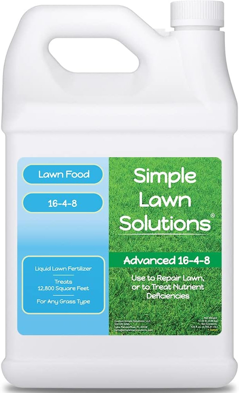 Advanced 16-4-8 Lawn Fertilizer – Liquid Lawn Food Spring & Summer Concentrated
