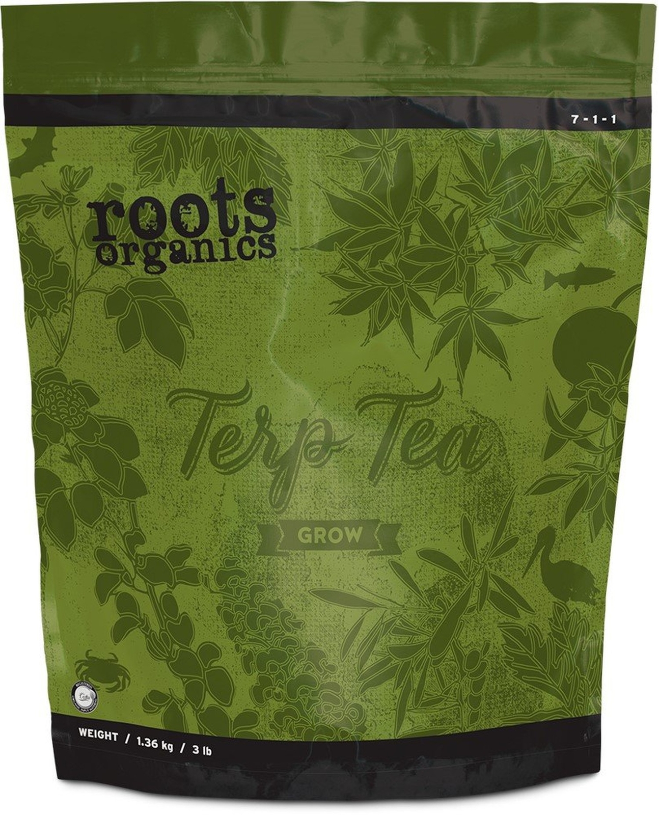 Roots Organics Terp Tea Grow, Micronized Organic Fertilizer with Beneficial B…