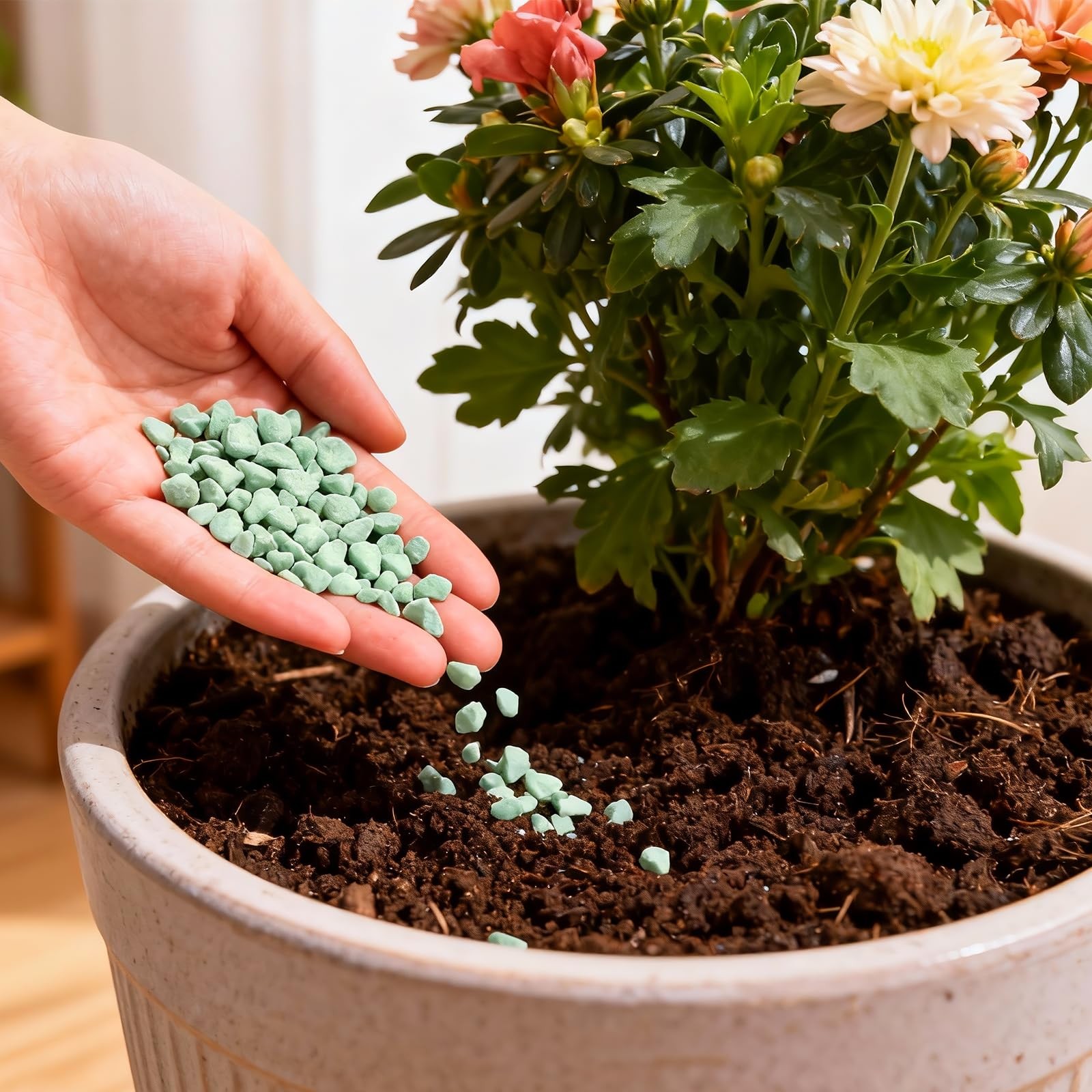 EYAEYAO Ferrous Sulfate Granules 20% Iron, Soil Acidifier for Lawns & 8 oz