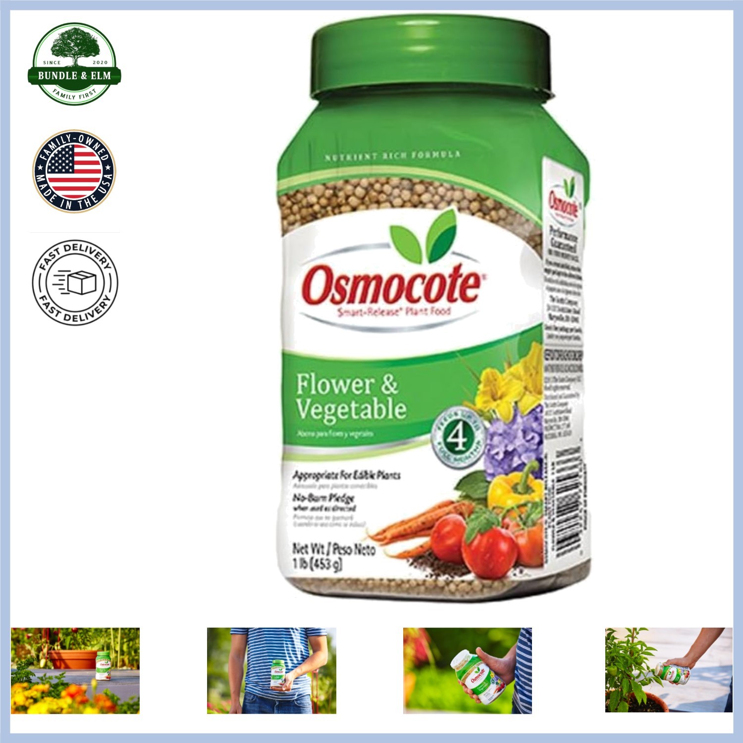 Granule Plant Fertilizer for Vegetables and Perennials, Effective Nutrient Mix