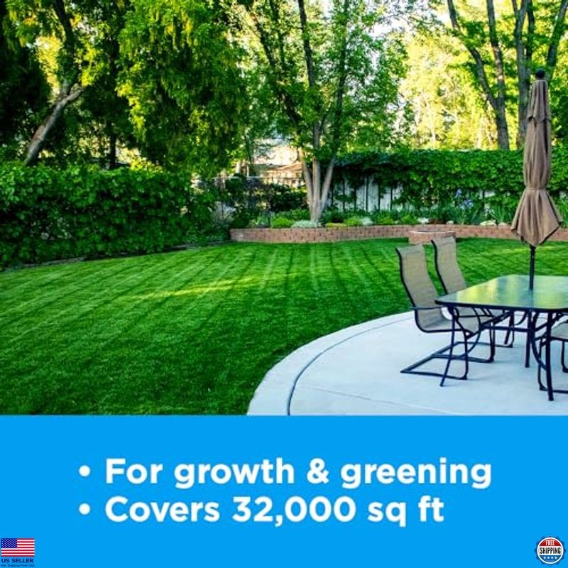 15-0-15 Liquid Lawn Fertilizer – All Season Grass Food, 2.5 Gallons Concentrate
