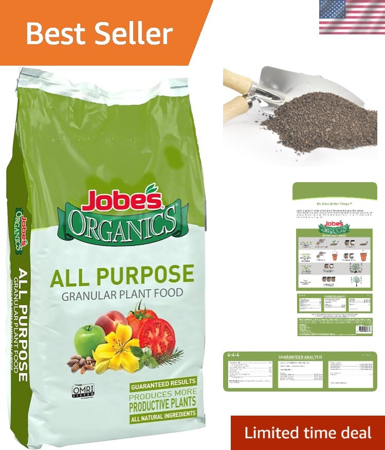Jobe’s 16 lbs Organic Granular Fertilizer – Supports Healthy Plant Growth