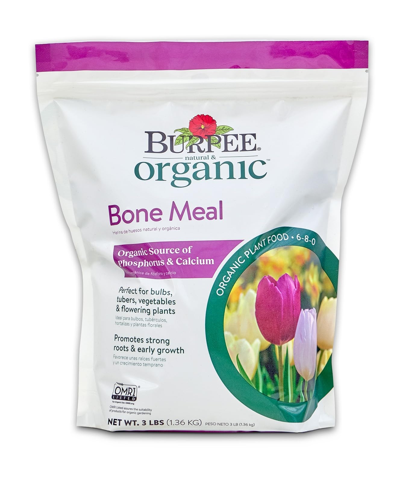 Organic Bone Meal Fertilizer for Strong Root Development | 3 lb | Ideal for Toma