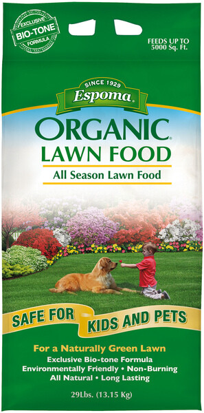 Espoma EOLF28 Lawn Food Organic All-Purpose For All Grasses 5000 sq ft