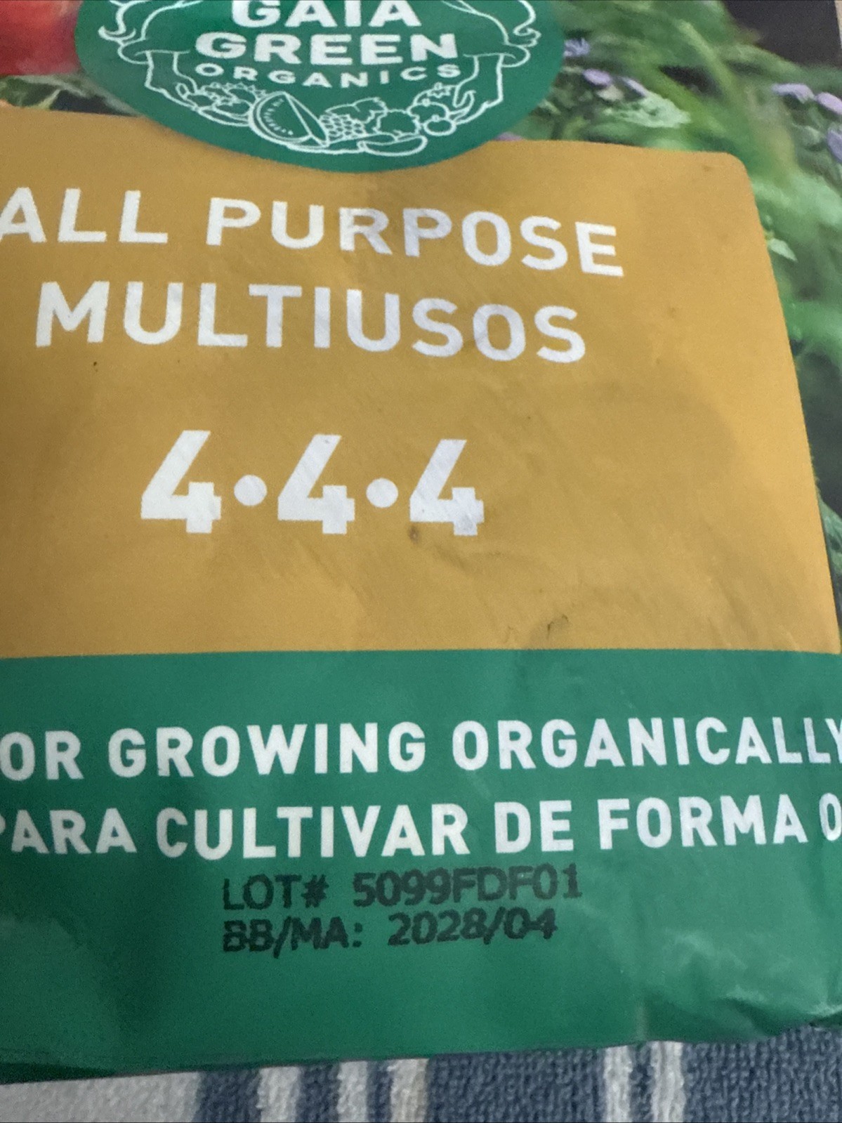 All Purpose Organic Garden Fertilizer, 500 g Pouch – GAGAP500GP