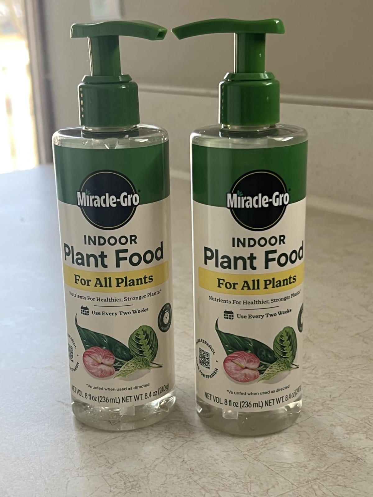 Miracle-Gro Indoor Plant Food for All Plants – 8 fl oz. (2 Pack) – FREE SHIPPING