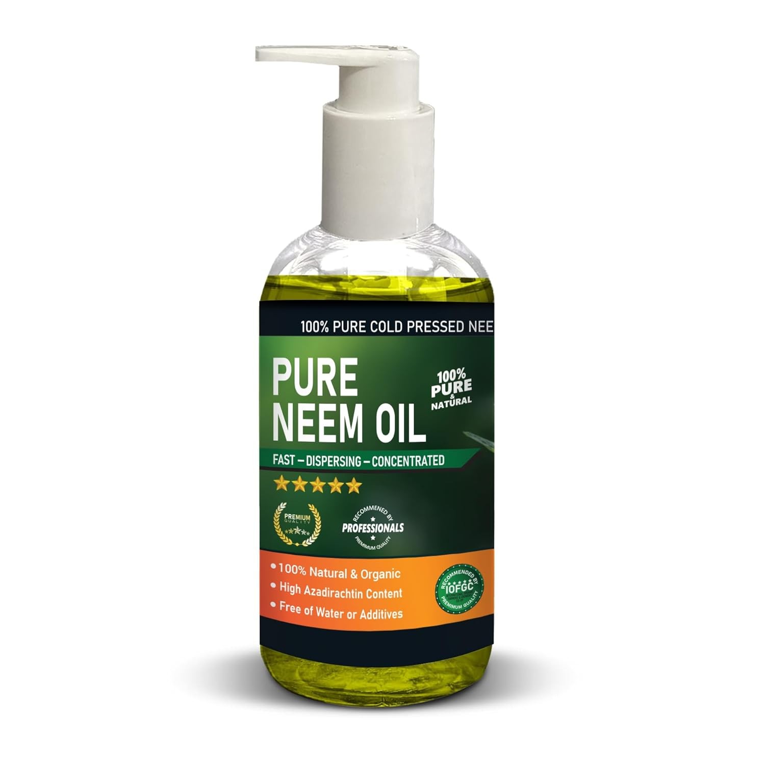 Yield Titan 100% Pure Cold Pressed Neem Oil for Plants & Vegetables