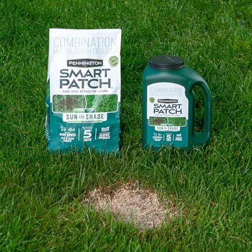 10 lb Smart Seed Fertilizer and Mulch for Repairing Bare Lawn Spots