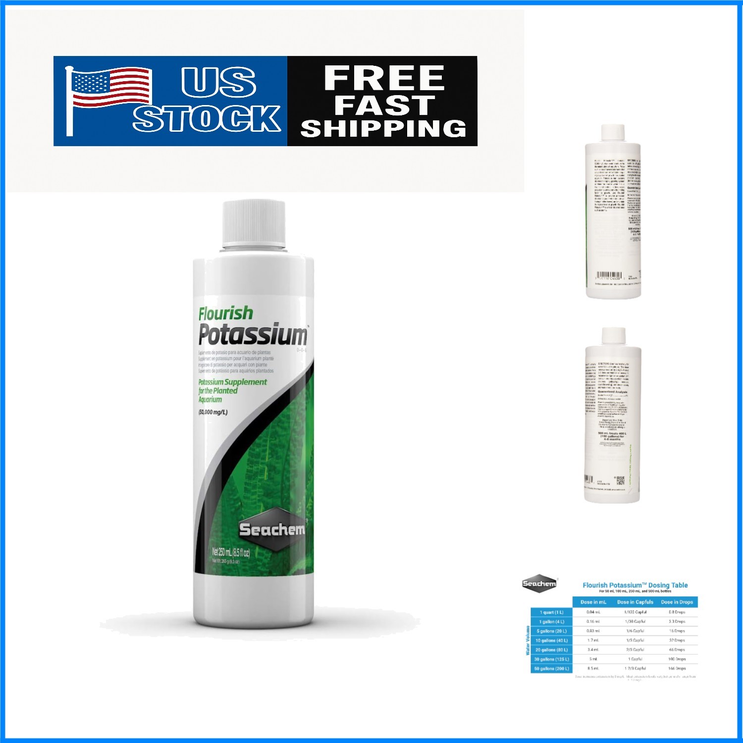 High Potassium Concentration Flourish Potassium 500ml – Ideal for Aquatic Plants