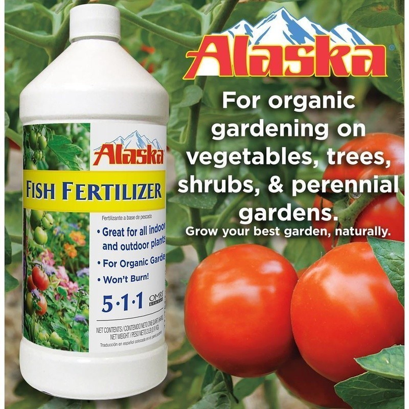 Fish Emulsion Fertilizer 5-1-1 Organic Plant Food Vegetables Flowers 5 Gallon US