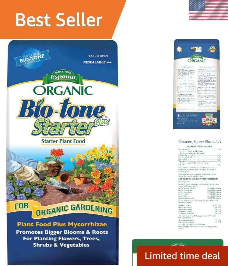 Natural 4-3-3 Fertilizer with Endo & Ecto Mycorrhizae – 4 lb Organic Choice