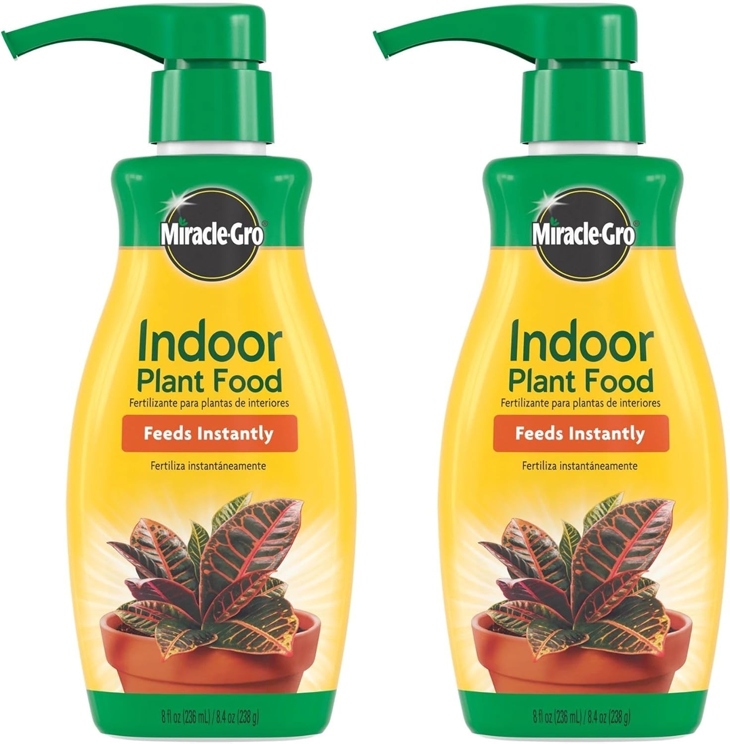 Miracle-Gro Indoor Plant Food – 2-Pack Liquid Solution for All Houseplants