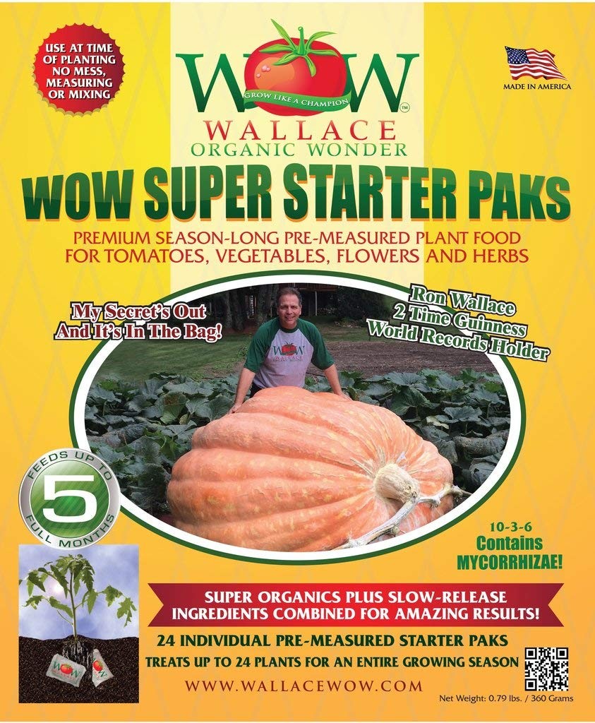 Organic Super Starter Packs 24 Count for Healthy Gardening Success