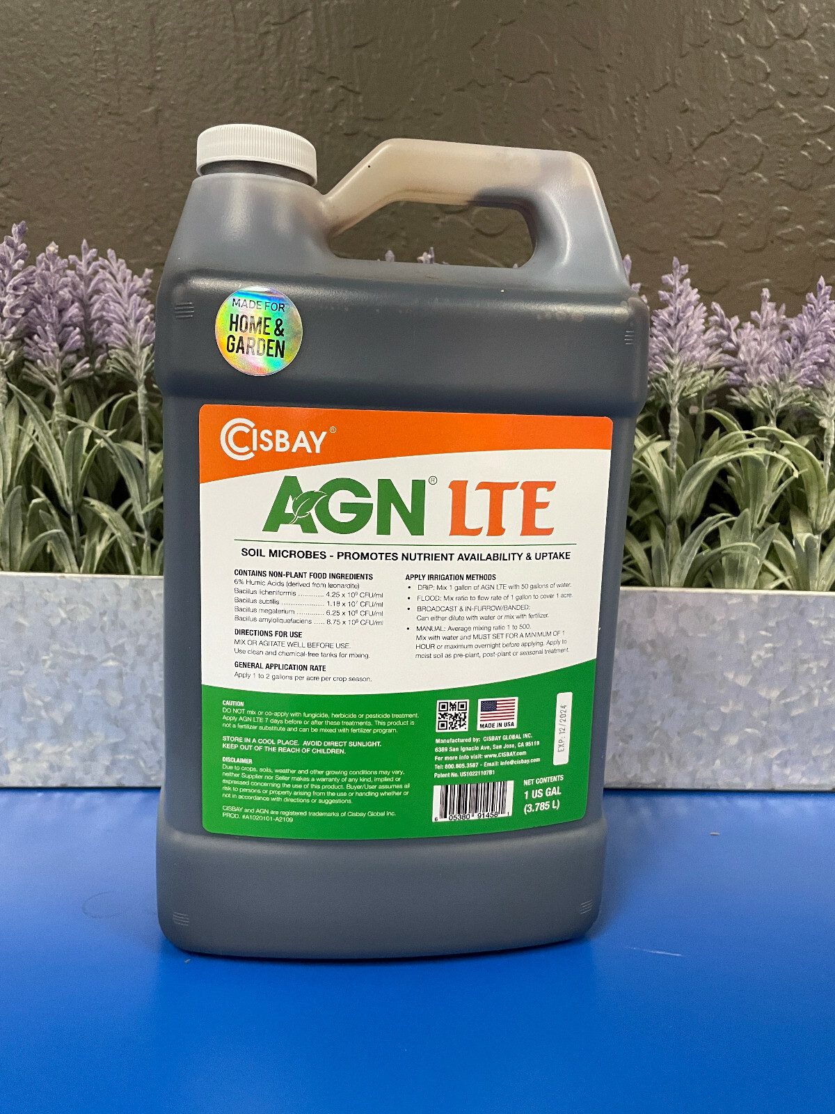 CISBAY AGN LTE Soil Microbe – Enhance nutrient for short root plant (1 gallon)