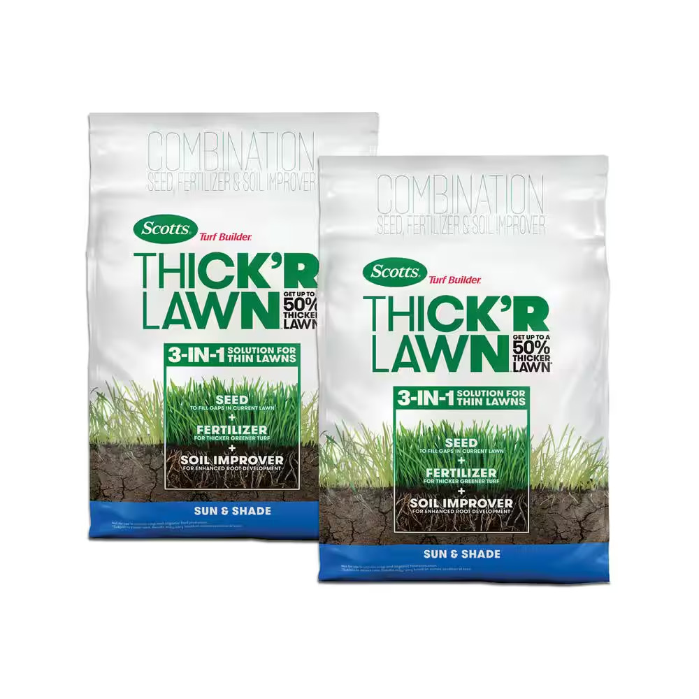 Turf Builder 12 Lbs. Thick’R Sun and Shade Grass Seed (2-Pack) Free Shipping New