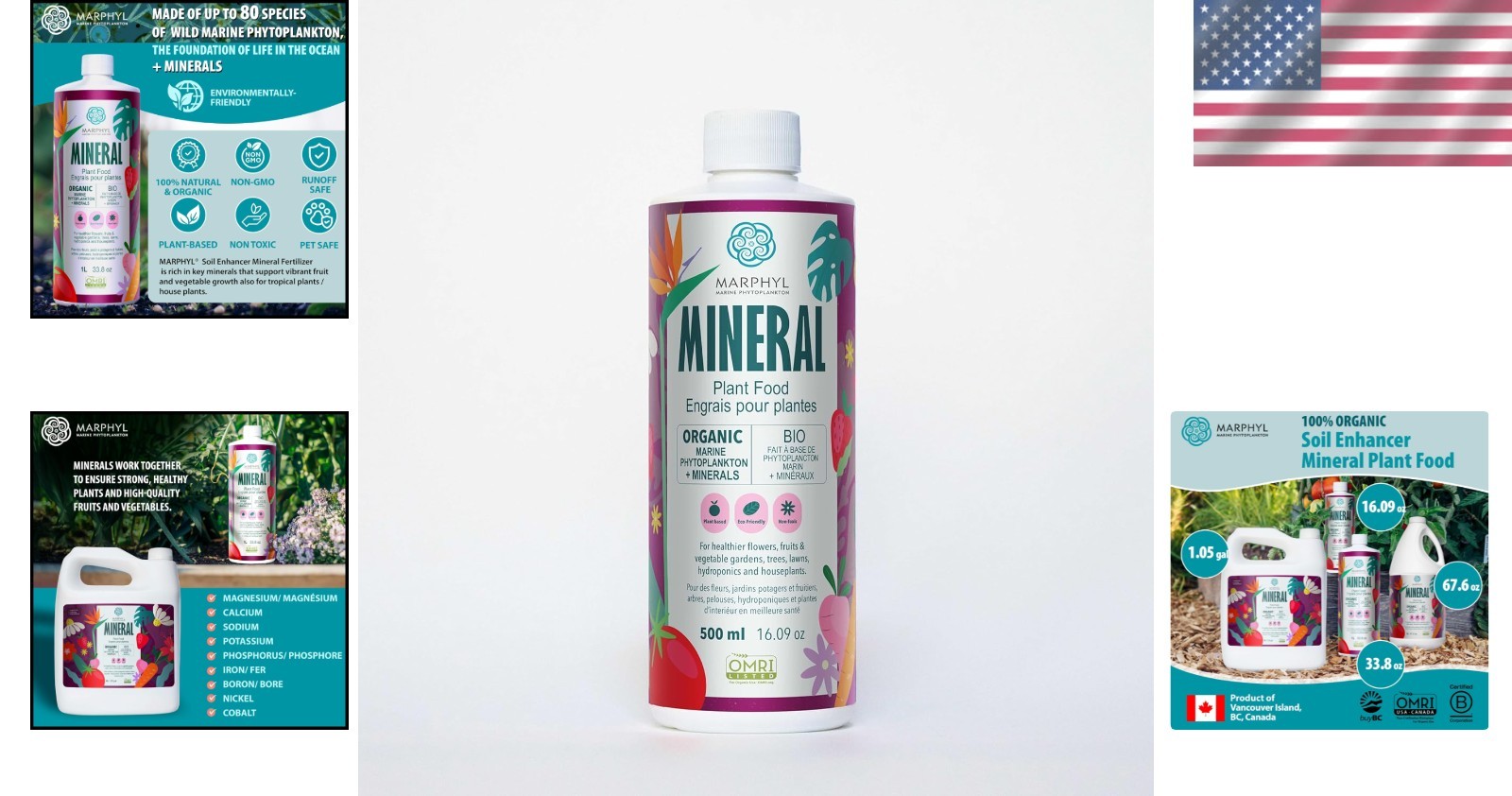 Organic Minerals Liquid Fertilizer for Plant Growth