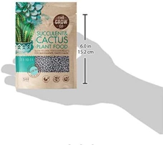 Cactus & Succulent Indoor Plant Fertilizer, Long Lasting Formula, 5oz | Slow-…
