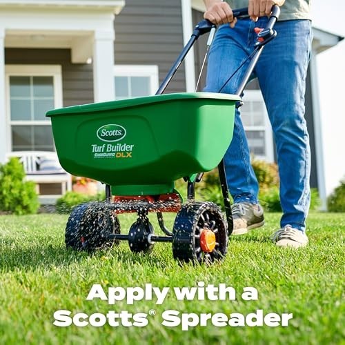 Lawn Fertilizer for All Grass Types – 15,000 sq ft Coverage, 37.5 lbs, Turf Buil