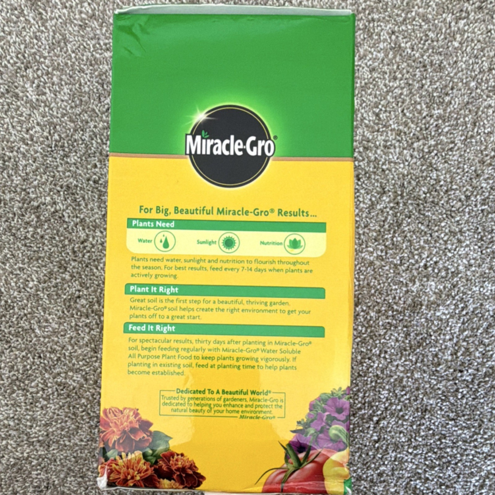 Miracle-Gro Water Soluble All Purpose Plant Food Powder 4 lb