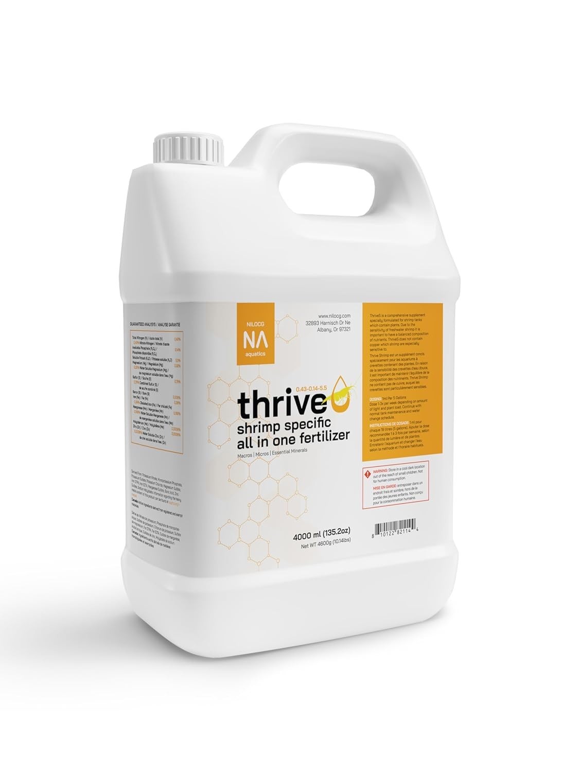 ThriveS Shrimp Specific All in One Aquarium Fertilizer – 500ml Liquid Plant Food