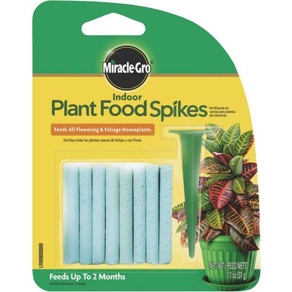(2)- 24 PK Miracle-Gro 6-12-6 Indoor Plant Food Fertilizer Spikes 2 pk