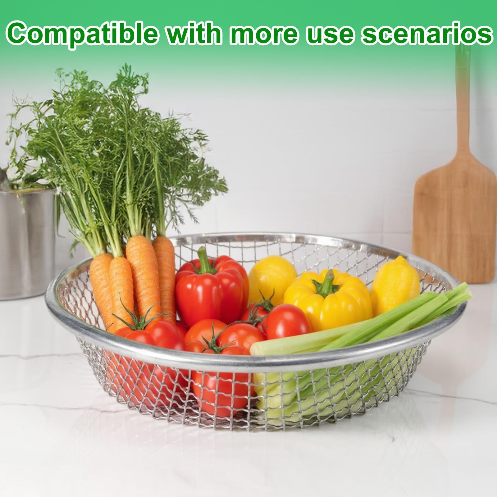 2 Pack Soil Sifter for Gardening – Rock Compost Sand Sifter Fits 5-Gallon Buc…
