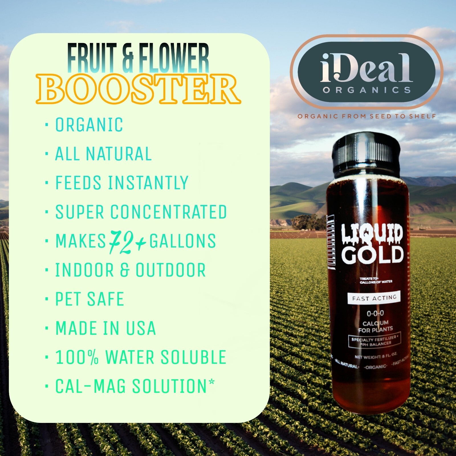 Liquid Gold – Fruit & Flower organic fertilizer