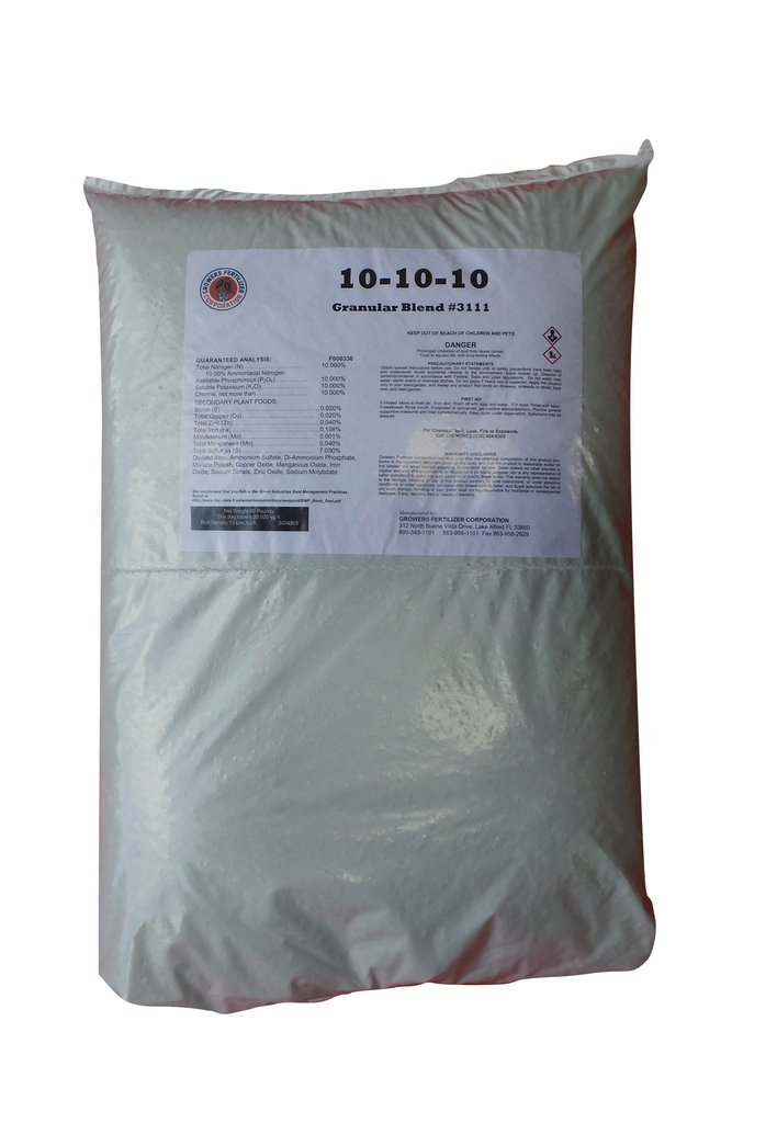 Growers 10-10-10 All Purpose Fertilizer – 50 Lbs.
