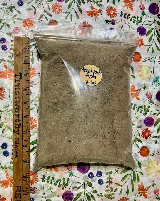 Two Pounds Clean Sifted Hardwood Ash
